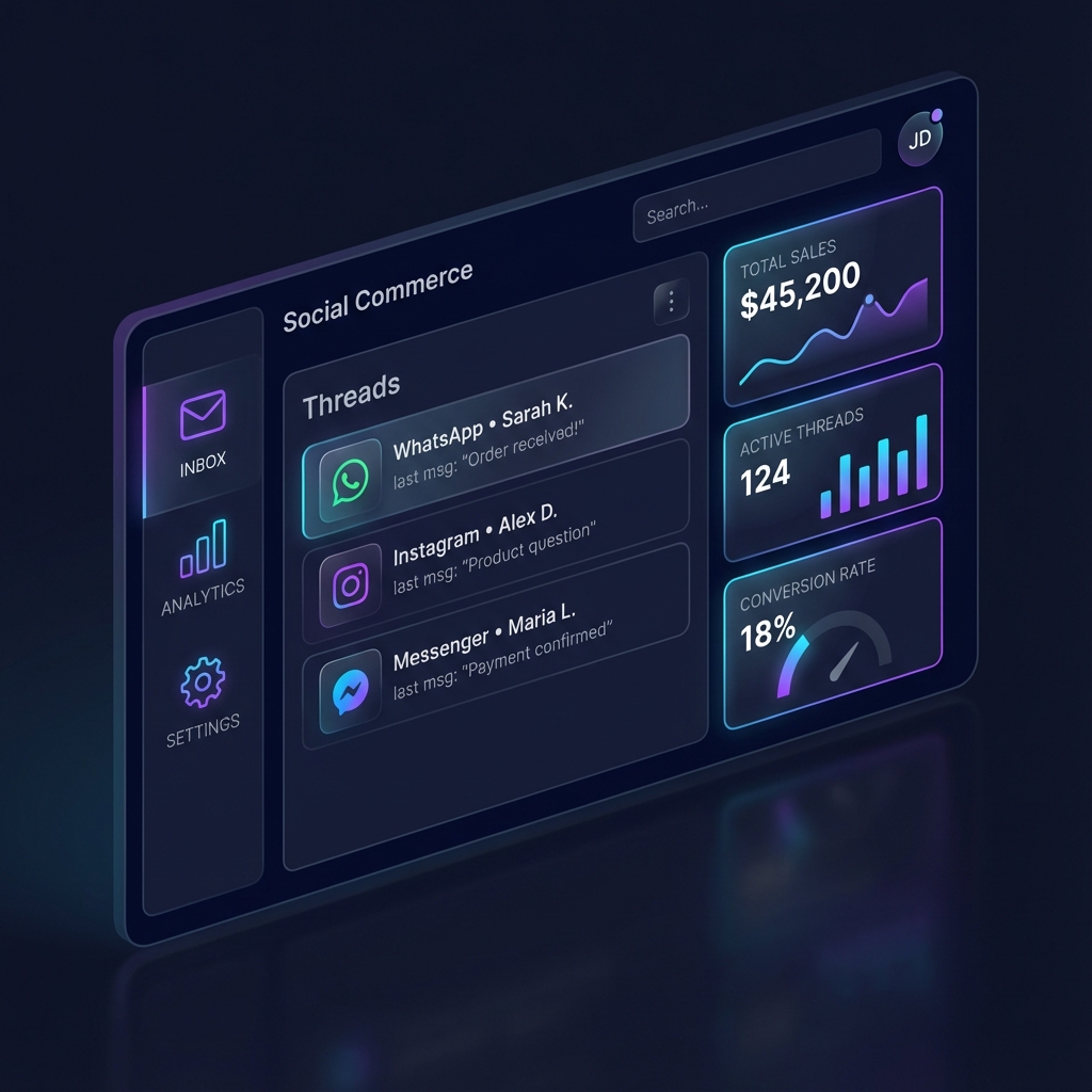 UnifiedSocial Dashboard Interface